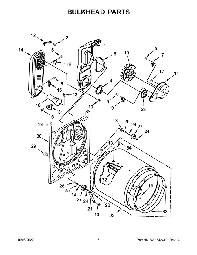 Diagram for 4GWGD4815FW2