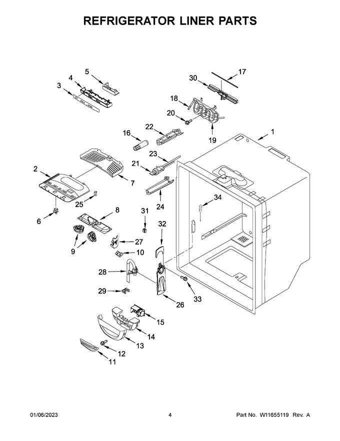 Diagram for WRF535SWHW08