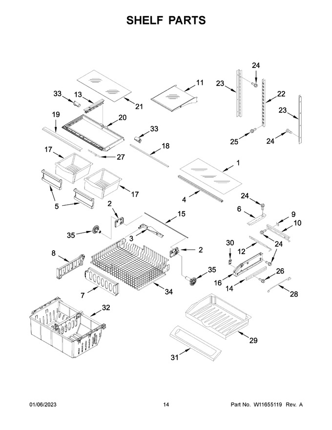 Diagram for WRF535SWHW08