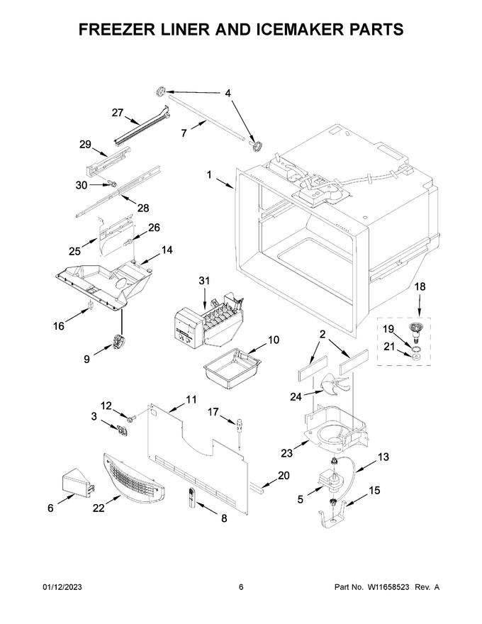 Diagram for WRFF5333PW00