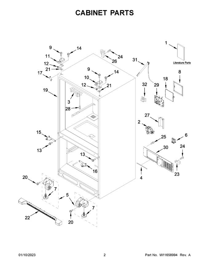 Diagram for WRF540CWHZ09
