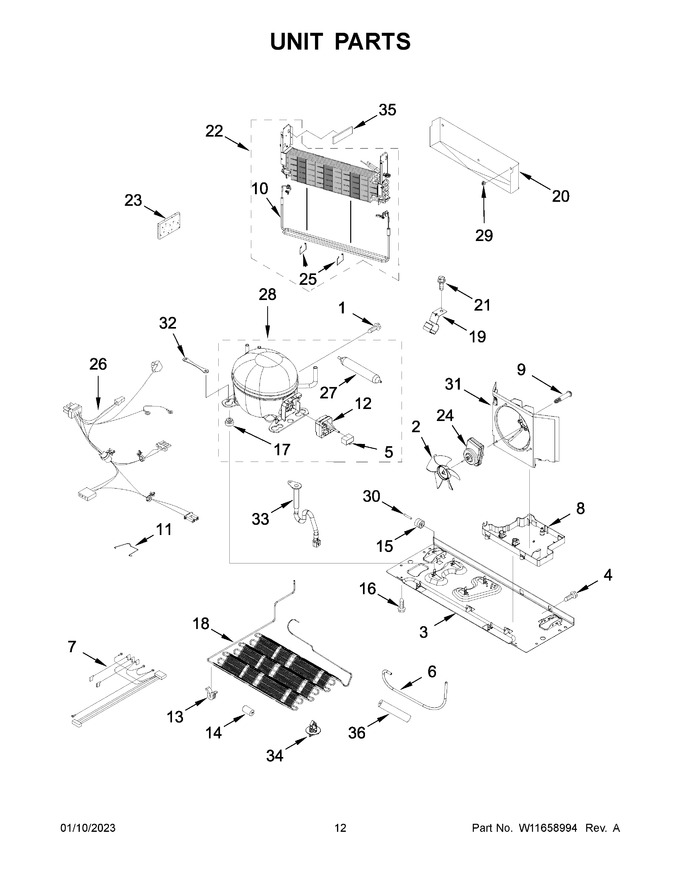 Diagram for WRF540CWHZ09