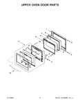 Diagram for 04 - Upper Oven Door Parts
