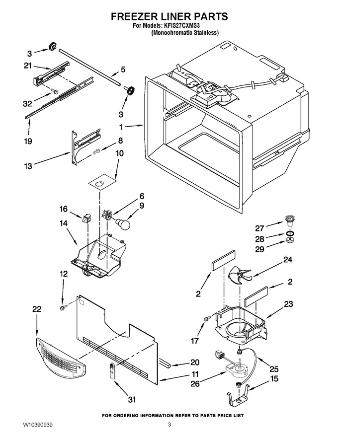 Diagram for KFIS27CXMS3