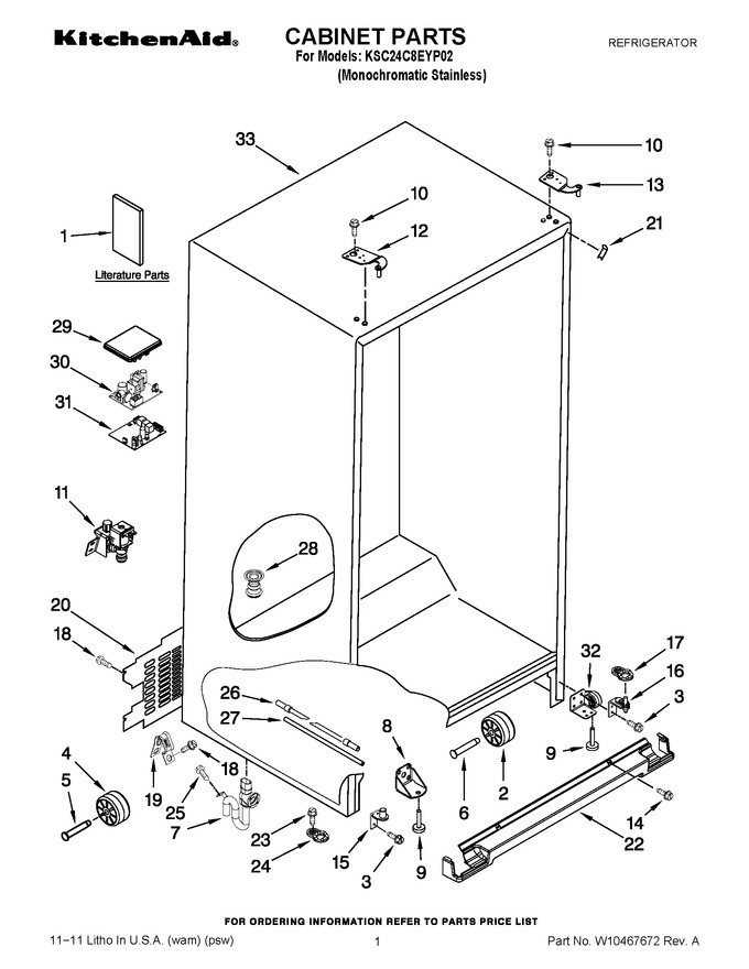 Diagram for KSC24C8EYP02