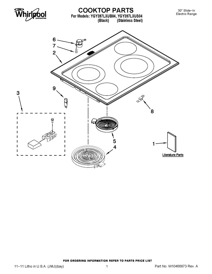 Diagram for YGY397LXUB04