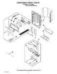 Diagram for 09 - Dispenser Front Parts