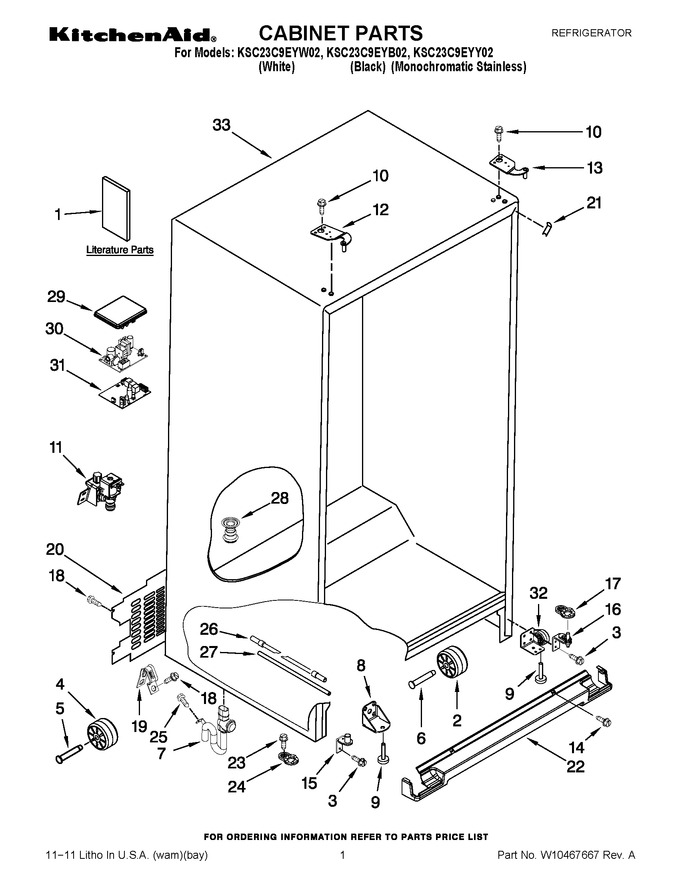 Diagram for KSC23C9EYW02