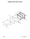 Diagram for 05 - Lower Oven Door Parts