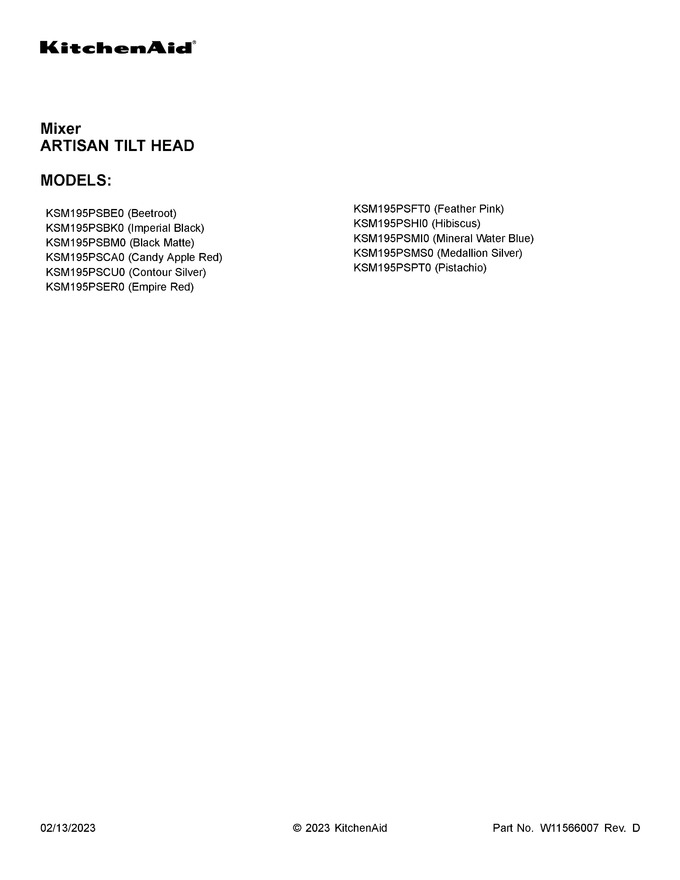 Diagram for KSM195PSCA0