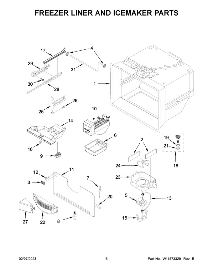 Diagram for WRF535SMHZ08