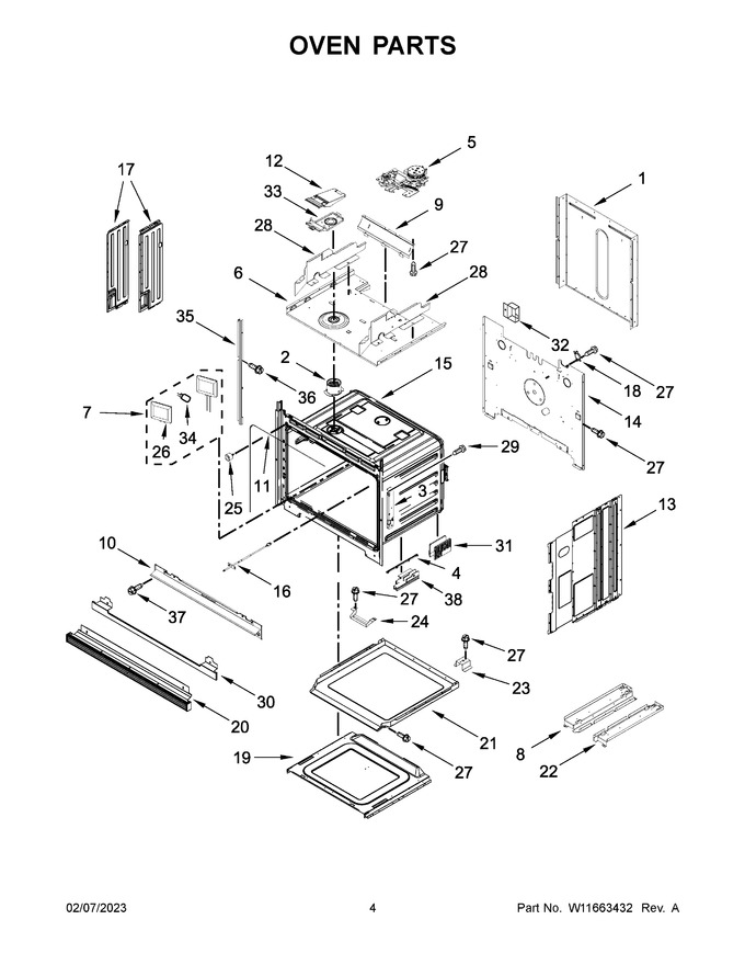 Diagram for KOCE507EWH22