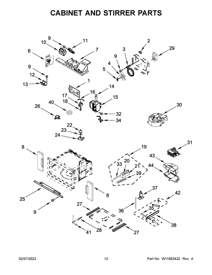 Diagram for KOCE507EWH22