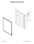 Diagram for 05 - Freezer Door Parts