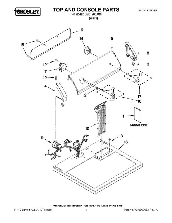 Diagram for CGD126SXQ0