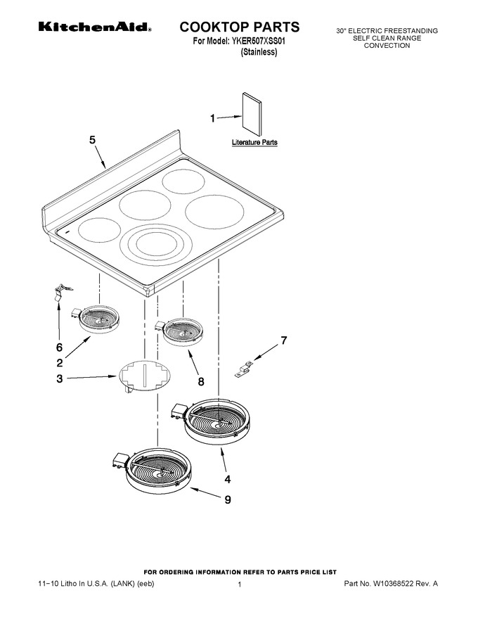 Diagram for YKER507XSS01