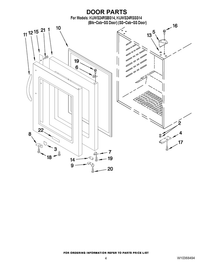 Diagram for KUWS24RSBS14