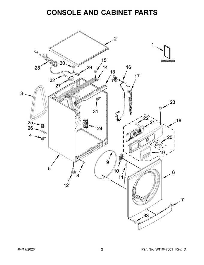 Diagram for WFW5090GW0
