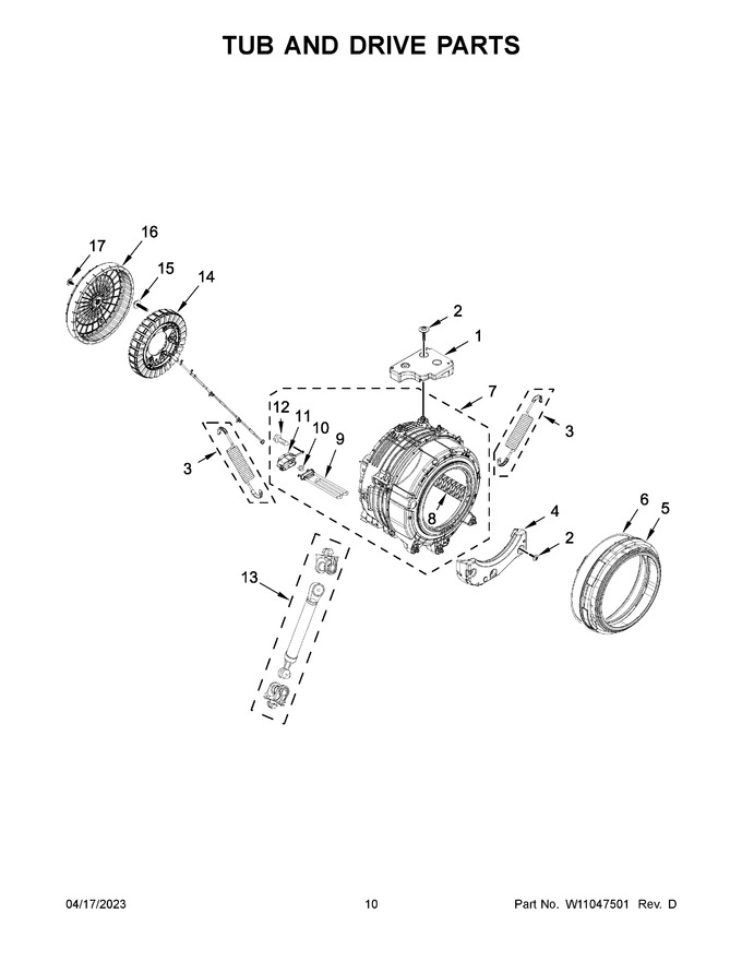 Diagram for WFW5090GW0