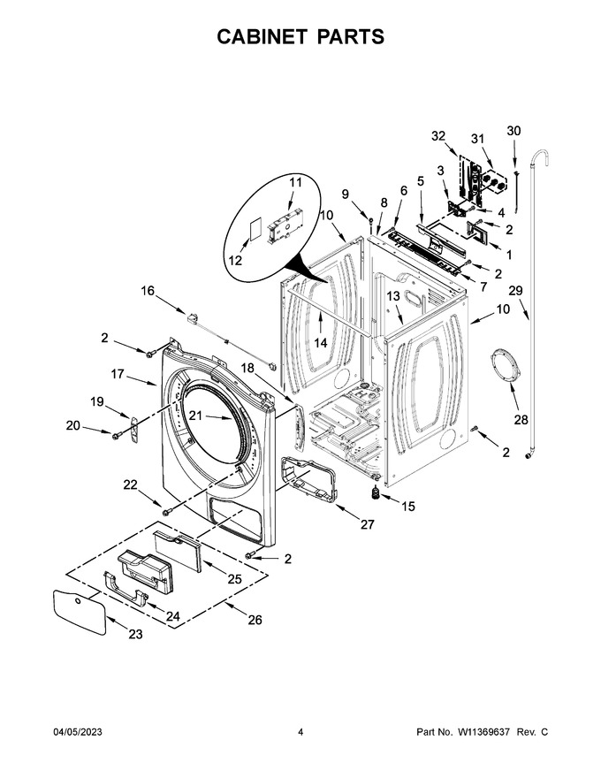 Diagram for WHD560CHW1