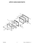 Diagram for 04 - Upper Oven Door Parts