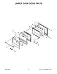Diagram for 05 - Lower Oven Door Parts
