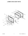 Diagram for 05 - Lower Oven Door Parts