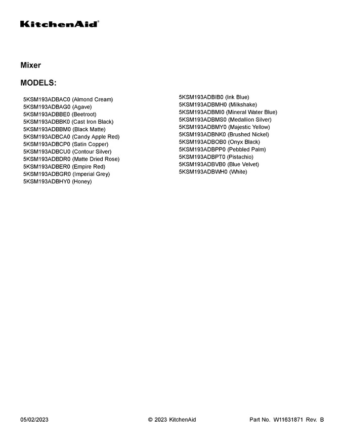 Diagram for 5KSM193ADBNK0
