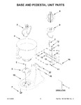 Diagram for 05 - Base And Pedestal Unit Parts