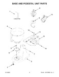 Diagram for 03 - Base And Pedestal Unit Parts