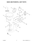 Diagram for 05 - Base And Pedestal Unit Parts