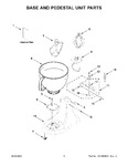 Diagram for 03 - Base And Pedestal Unit Parts