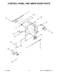 Diagram for 03 - Control Panel And Inner Door Parts