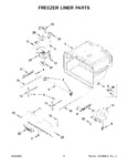 Diagram for 04 - Freezer Liner Parts