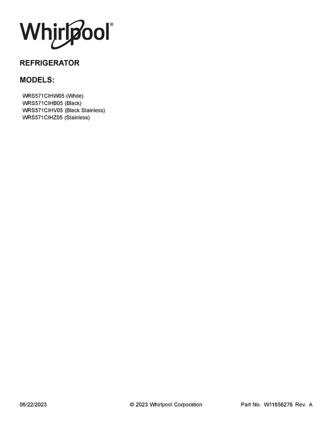 Diagram for WRS571CIHB05