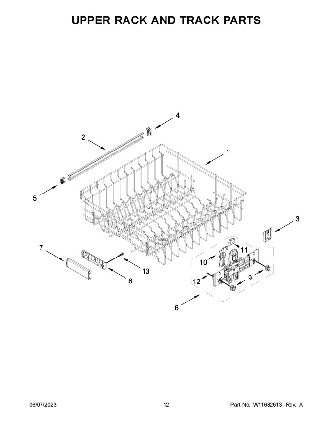 Diagram for KDTE204KWH2