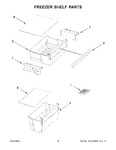 Diagram for 07 - Freezer Shelf Parts