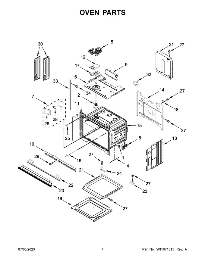 Diagram for WOES7030PV00