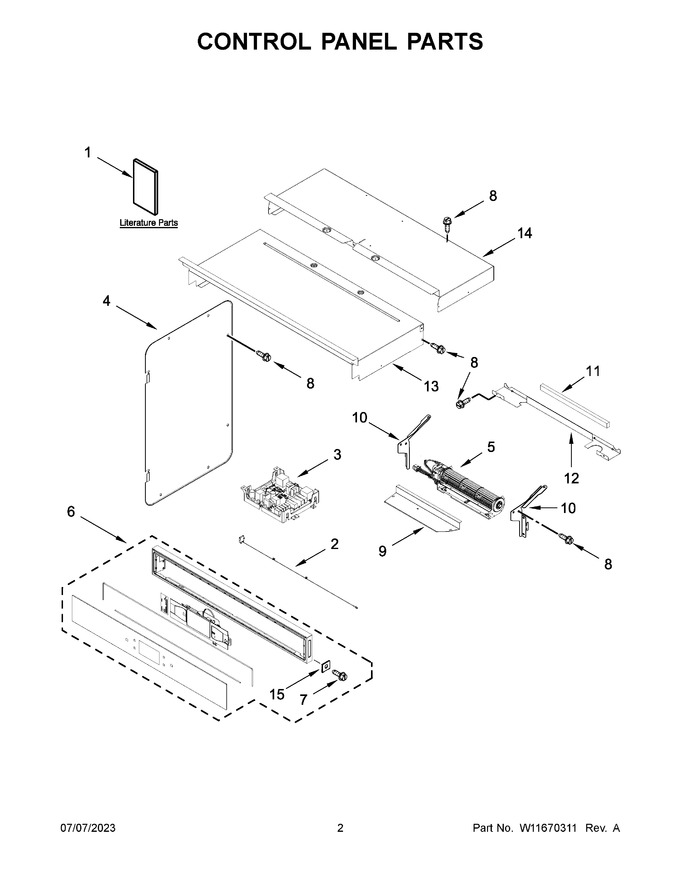 Diagram for WOEC7030PV00