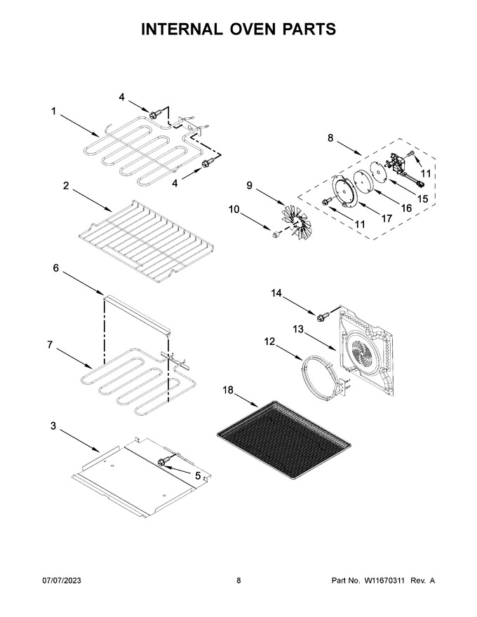 Diagram for WOEC7030PV00
