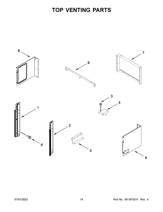 Diagram for WOEC7030PV00