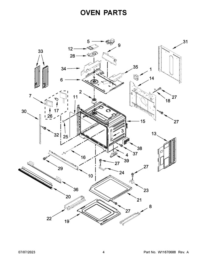 Diagram for WOEC7030PZ00