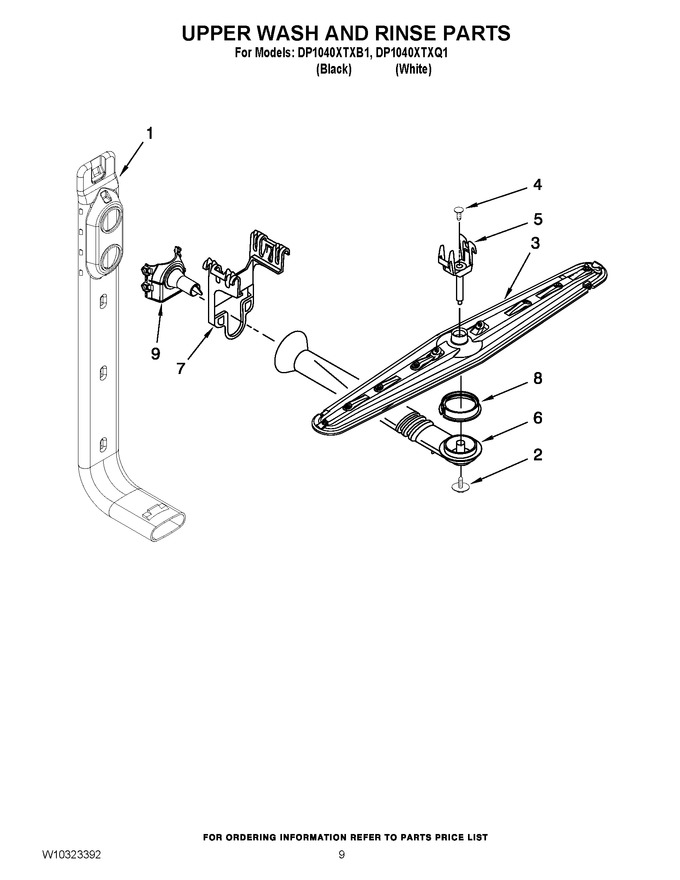 Diagram for DP1040XTXB1