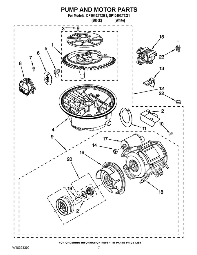 Diagram for DP1040XTXB1