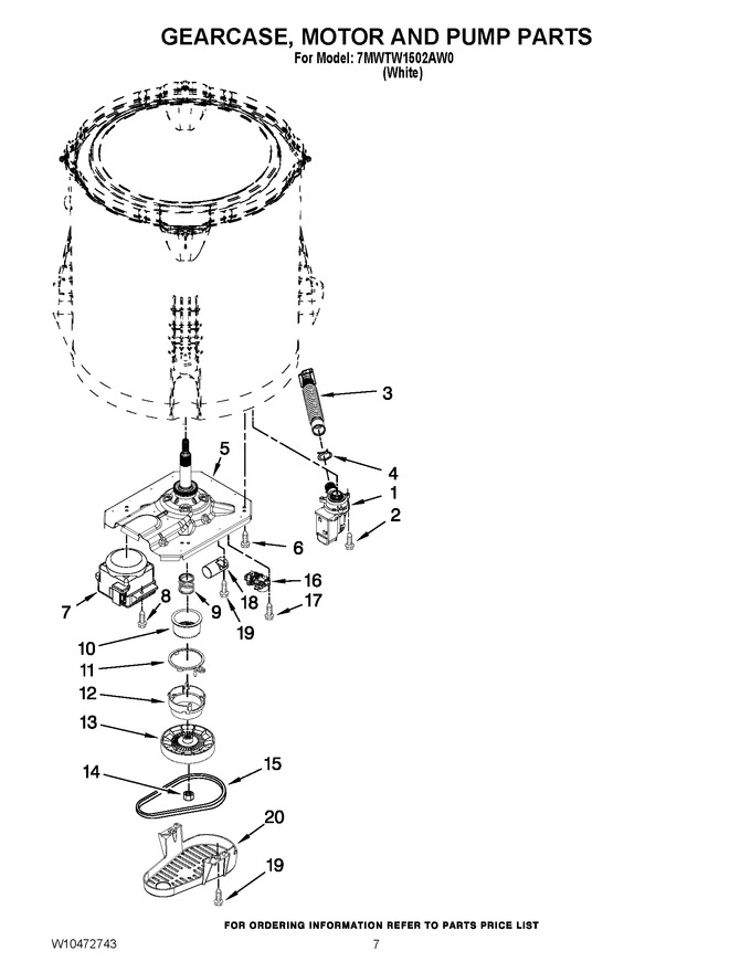 Diagram for 7MWTW1502AW0