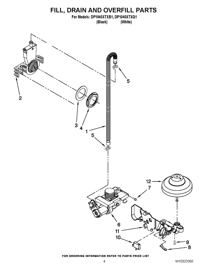 Diagram for DP1040XTXB1