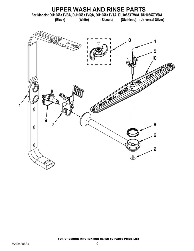 Diagram for DU1055XTVDA