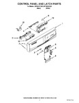 Diagram for 02 - Control Panel And Latch Parts