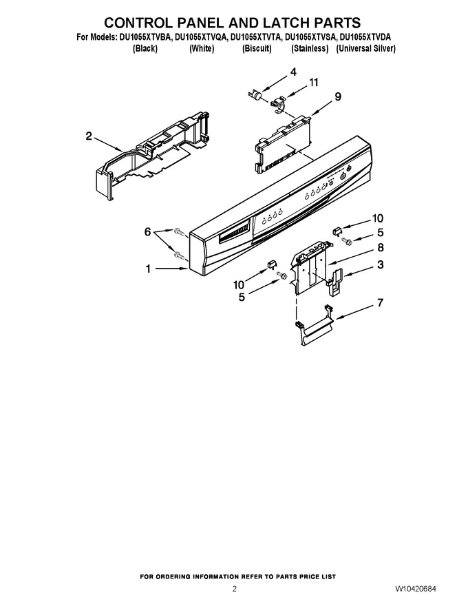 Diagram for DU1055XTVDA