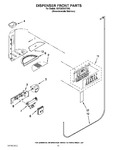 Diagram for 08 - Dispenser Front Parts